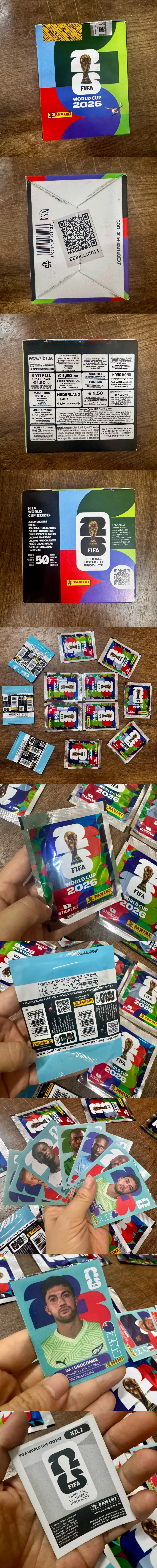 2026 Original Panini Offizielle FIFA-WM-Fußballkarten, Stickerpakete & Album, limitierte Edition, Fußball-Memorabilien-Set – Detail 1