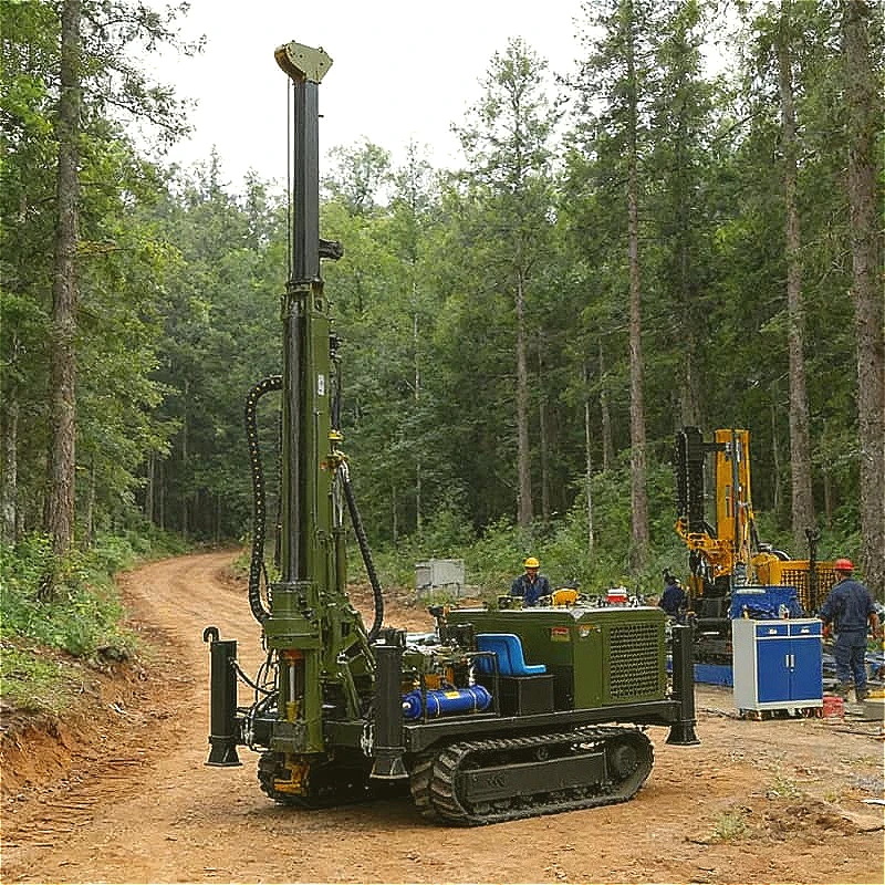 Crawler Full Hydraulic Core Drill Rig Diamond Coring Geological Exploration Machine For Hard Rock Drilling Projects Customized