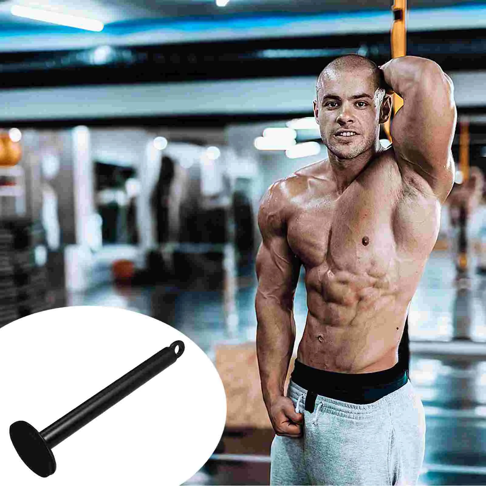 Barbell Rack Storage Shelving Weight Appendix Dumbbell Steel Stand Bracket Fitness Slice Rod