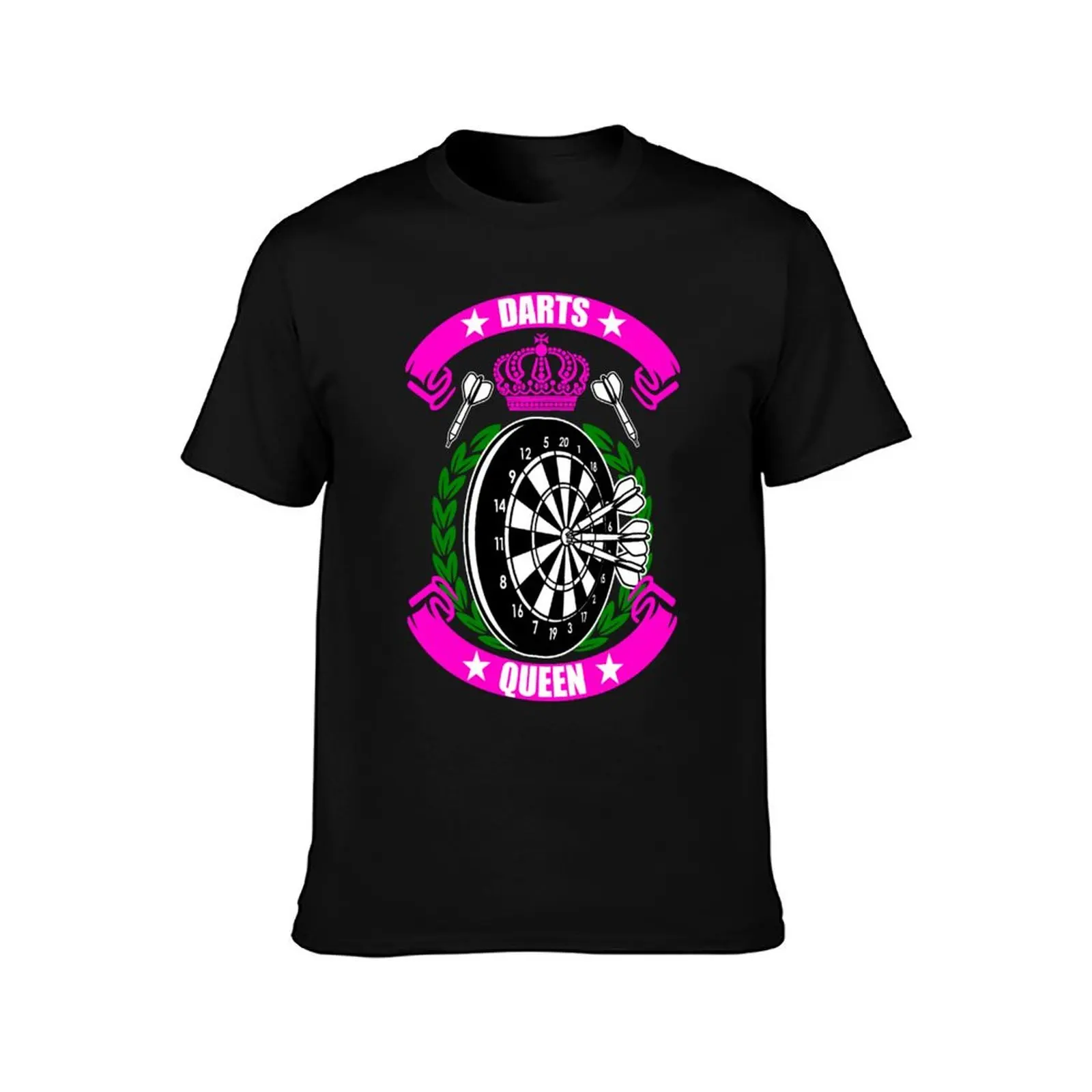 Darts Queen Gift Dart Board T-Shirt Big Size Daily Wear T-Shirt