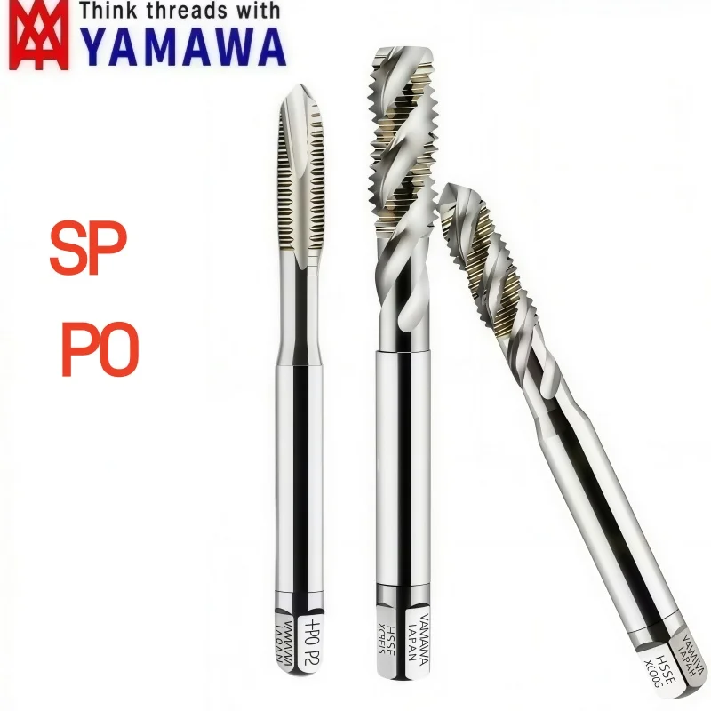HSSE Japan YAMAWA Universal Spiral Fluted Tap Screw Thread Tap UNC UNF UNS0-90 6-32 8-32 10-32 3/16 1/4 5/16 1/2 3/4 5/8 3/4