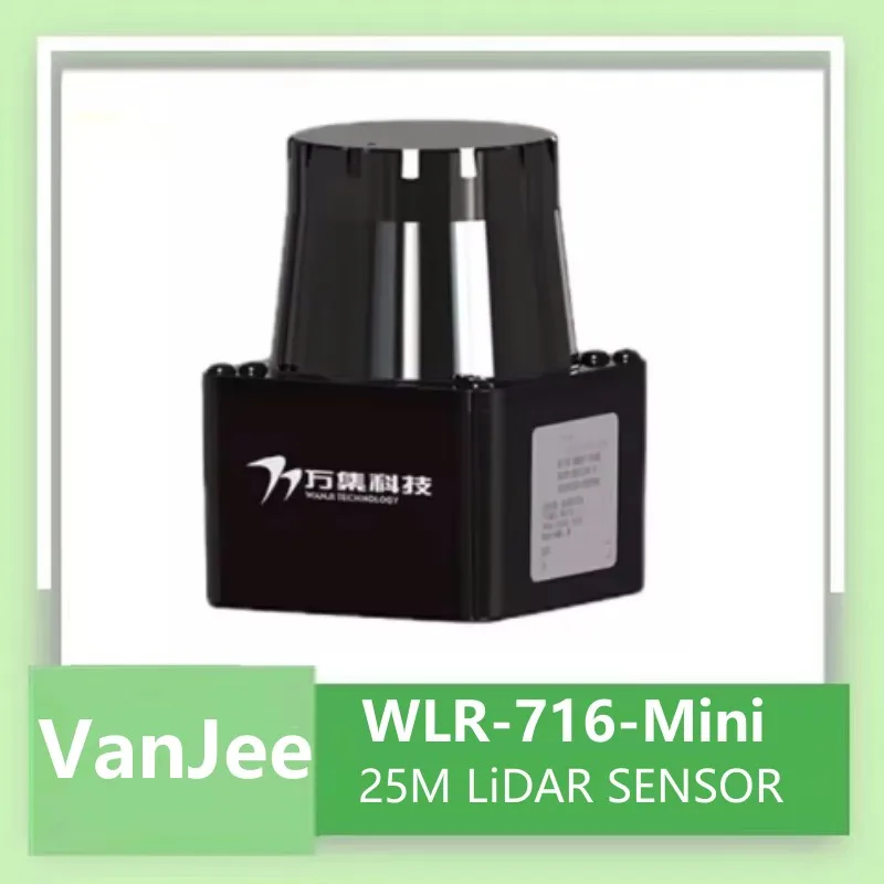 Vanjee  WLR-716mini 25m navigation obstacle avoidance liDAR for SR AMR outdoor high vibration, rain fog weather environment