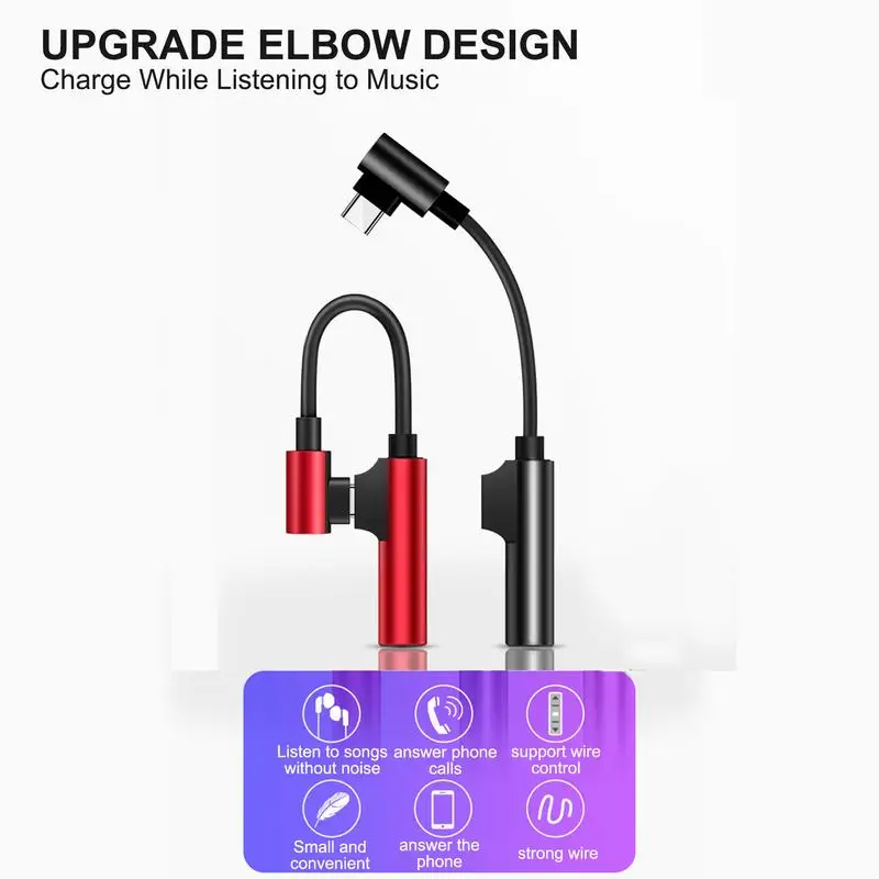 Adaptador de conector de auriculares USB C multifunción, Conector de auriculares tipo C a auriculares, Adaptador de Audio Compatible con la mayoría de los auriculares, 3,5mm