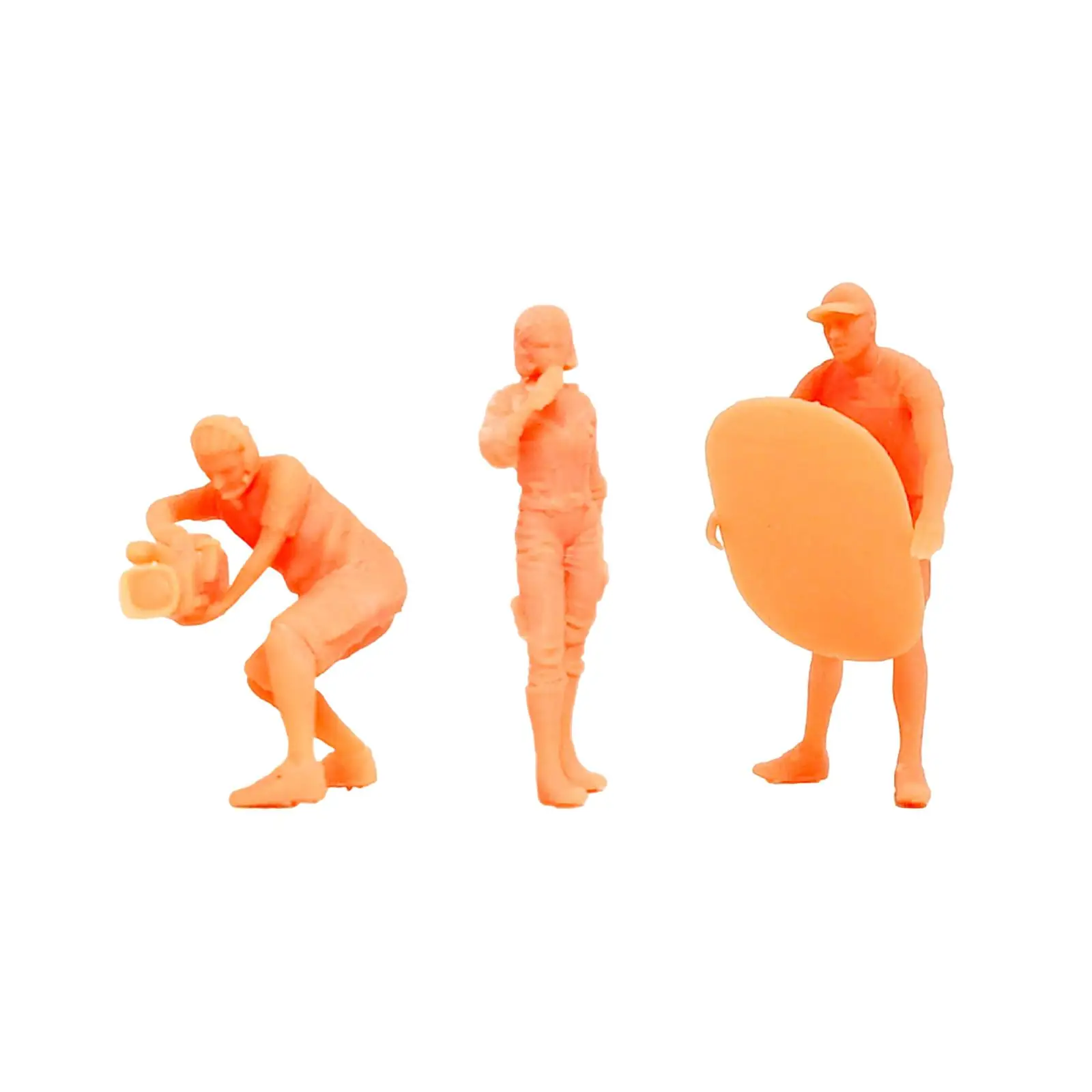 

1/64 Scale Mini Figure Resin People Model Accessories Handcrafted Diorama Scene for Micro Landscape Layout