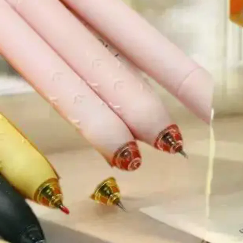 لطيف الحيوانات الأليفة الفرخ الإبداعية مضحك الإجهاد الإغاثة الصحافة قلم محايد INS عالية الجمال طالب القلم الأسود #1