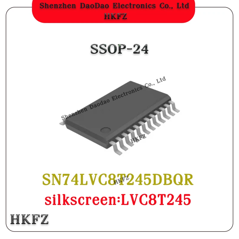 

SN74LVC8T245DBQR LVC8T245 SSOP-24 8 bit dual power bus transceiver chip IC new original