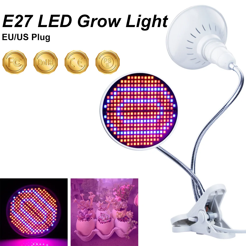 

Full Spectrum LED Phytolamp E27 Plants Grow Light Flower Seeds Indoor Cultivation Lamp For Seedlings Grow Box LED Phyto Lamp