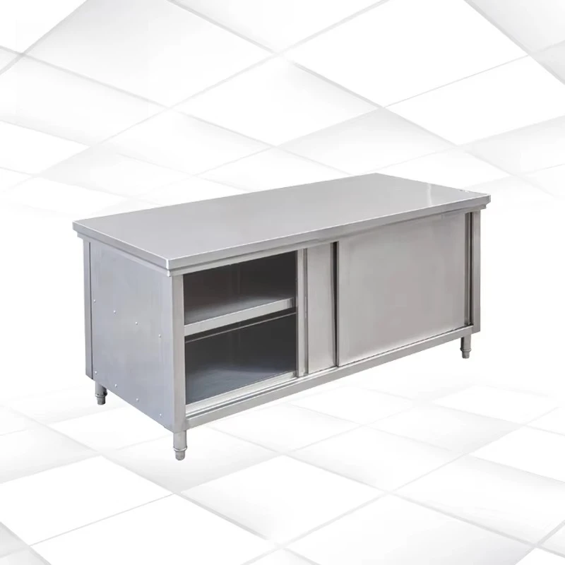 

Excellent Quality Stainless Steel 201/304 Commercial Kitchen Work Bench With Casters