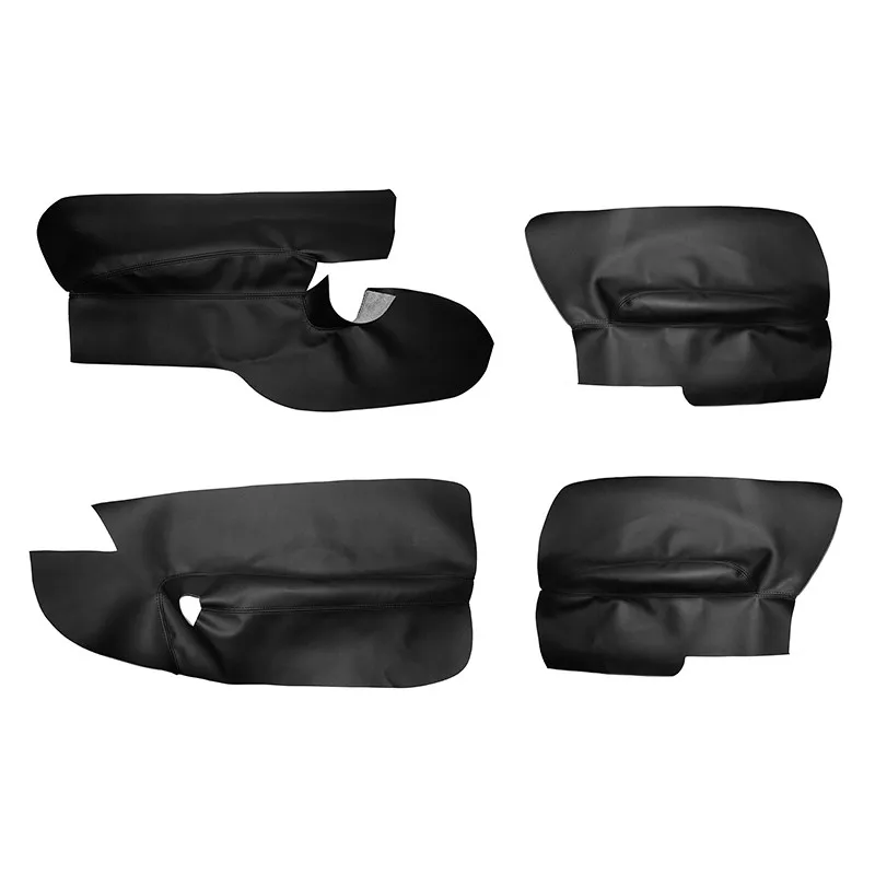 4Pcs For VW Golf 5 V MK5 2005 2006 2007 - 2010 only 3 doors Microfiber Leather Front 2 Doors Armrest Panel Cover Protective Trim