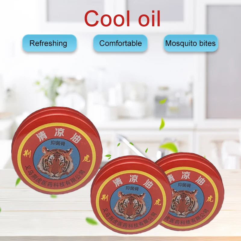 10PCS Tiger Essential Tigre Balm Plaster Tiger Essential Oils Mosquito Elimination Headache Cold Dizziness Solid Air