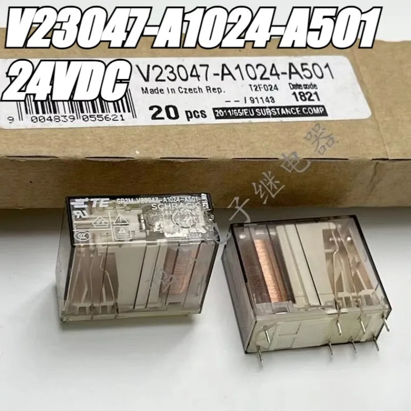 （Brand New Original）1pcs/lot 100% original genuine relay:V23047-A1024-A501 24VDC Elevator relay 6A 8pins