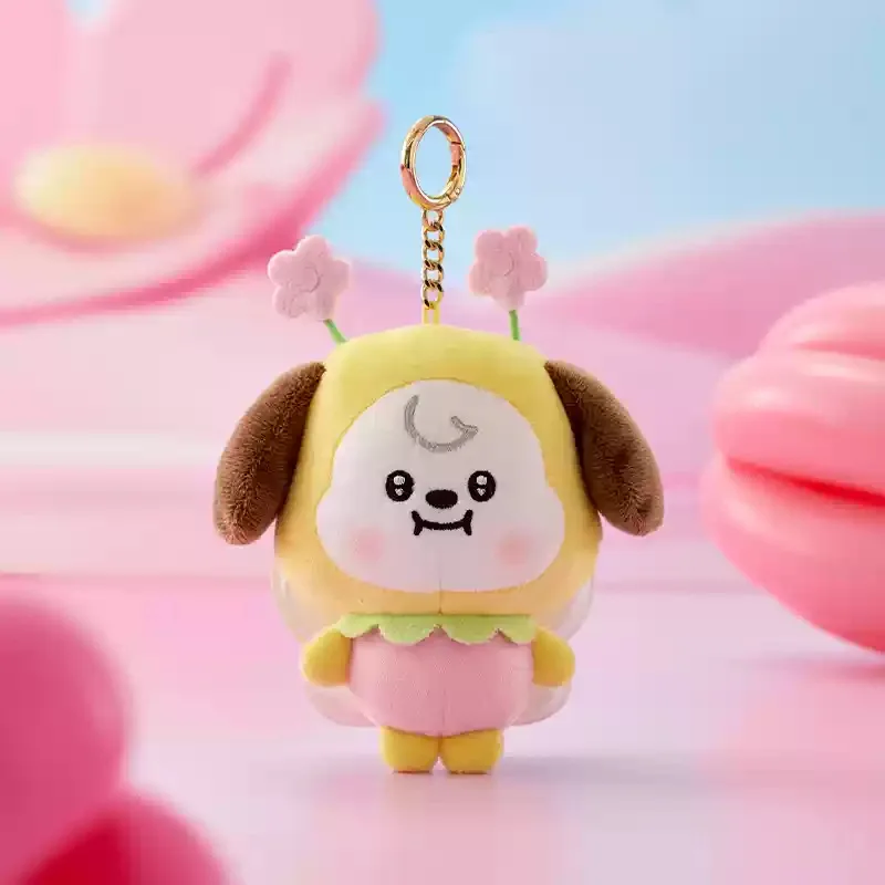 BT21 Chimmy Cooky koya Shooky Tata Creatieve Anime Perifere Cartoon Sleutelhanger Persoonlijkheid Leuke Rugzak Decoratieve Pop Hanger