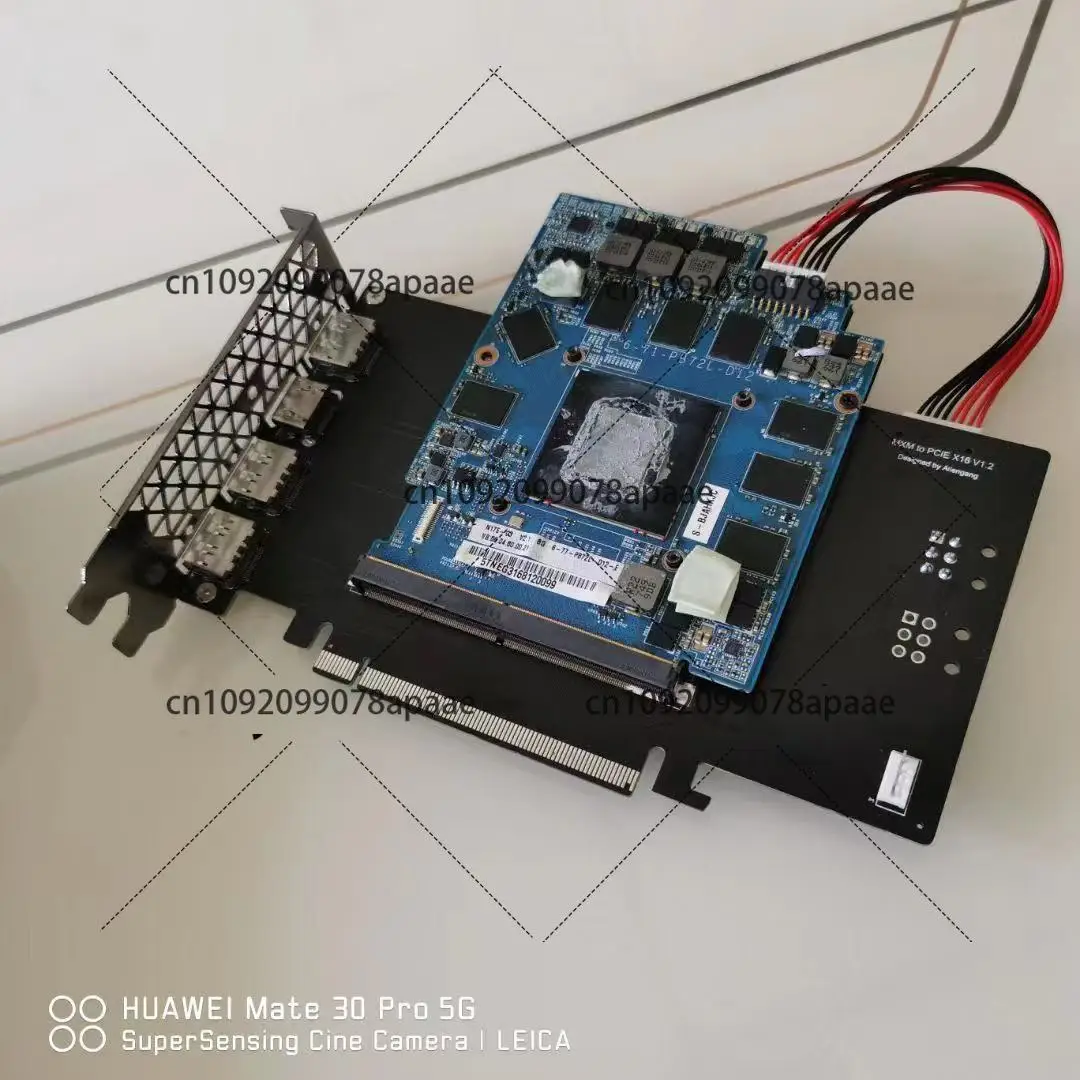 Interface MXM vers interface PCIE, carte adaptateur, carte graphique pour ordinateur portable vers ordinateur de bureau, carte graphique externe intégrée