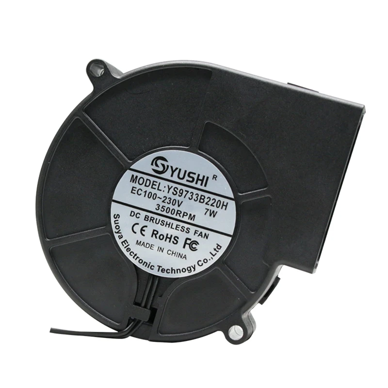 AC100V 230V Stufa per barbecue Stufa diesel Scarico 97x97x33mm Ventola di raffreddamento centrifuga a turbina