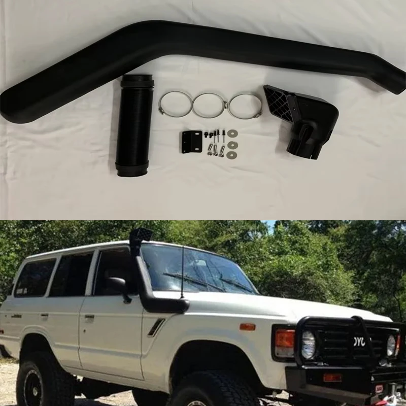 

Right Side Pipe Auto Snorkel Kit Sets For Toyota LANDCRUSER 60 61 62 Series 01/1980-12/1989 Air Intake Tube Manifold LLDPE