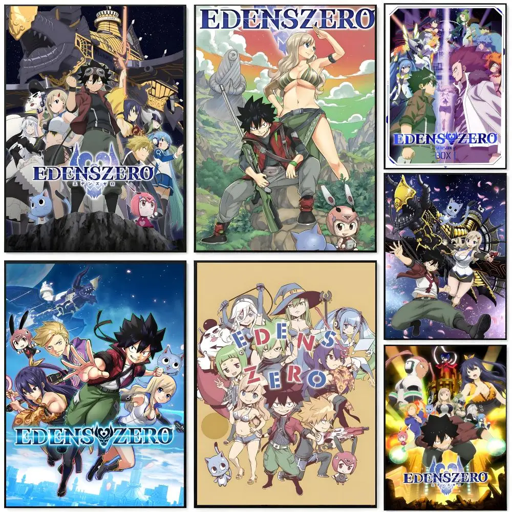 Anime EDENS ZERO Poster Poster HD Waterproof Self-Adhesive Wall Art – Multi-Scene Use, Top Gift Pick
