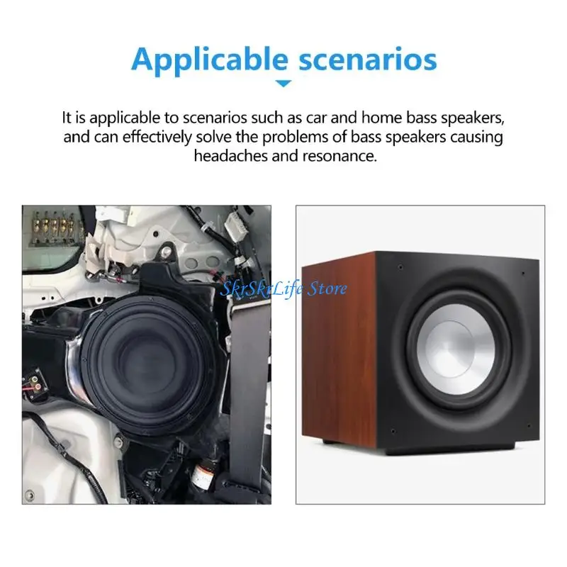 

E65E Double Material Bass Control Remove Auto Sound Enhancer Low Restrictor Cut Muddy Frequencies without Affecting Deep Bass