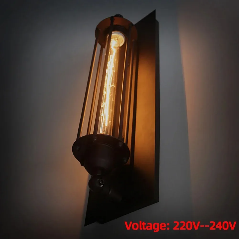 Retro Vintage Edison LED E27 Long Strip Wall Lamp Modern Corridor Vintage Industrial Filament Home Decoration Indoor Light