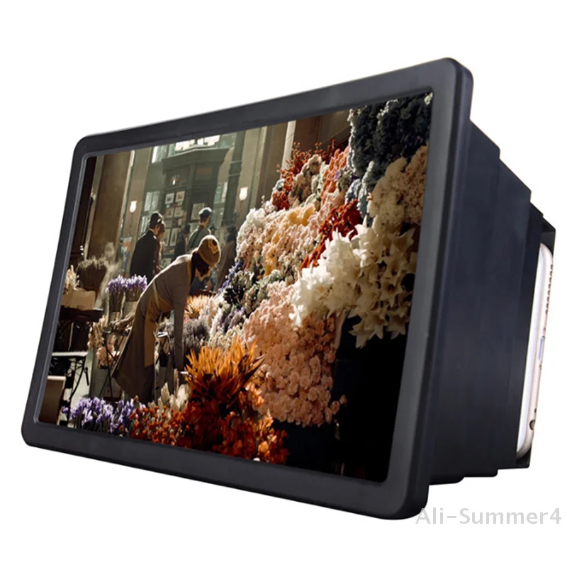 Universele draagbare 3D-video Vergroten Smartphone Schermvergrootglas Versterker 8,2 inch