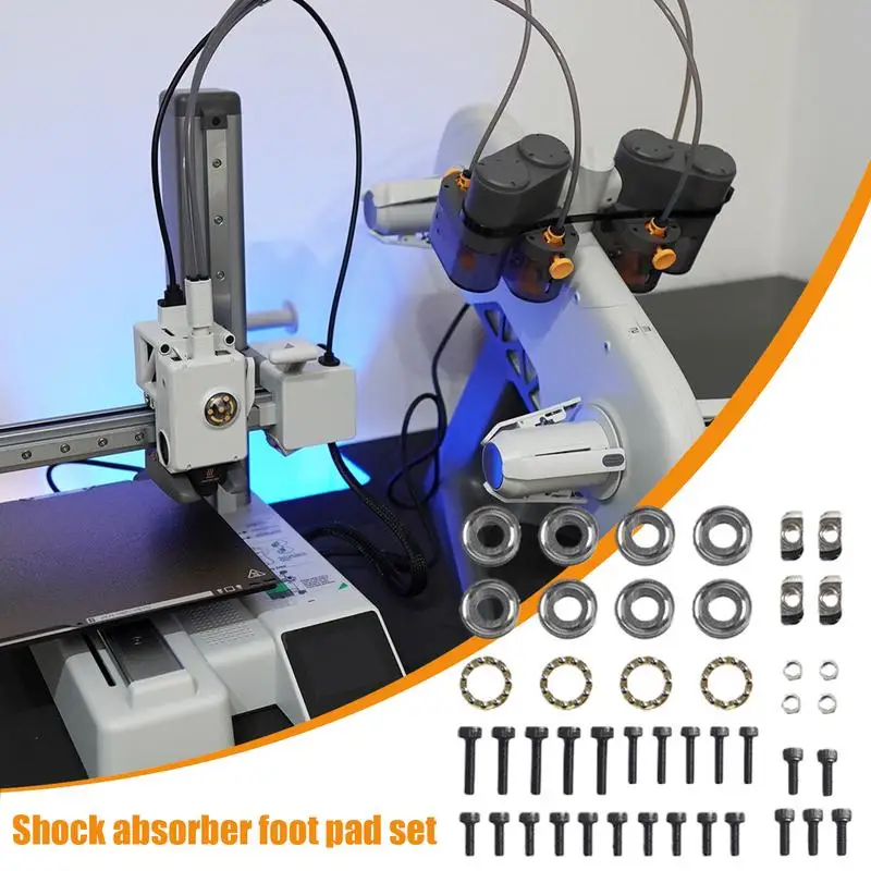 Anti-Vibration Feet For 3D Printers Self-aligning Anti-vibration Foot 3D Printer Tool Kit Shock-Absorbing 3D Printer Accessories