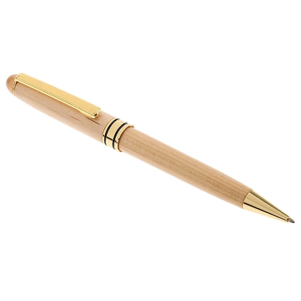 Durable Bamboo Felt Tip Ballpoint Pen Gift Souvenir Merchandise Craft for Ceremony