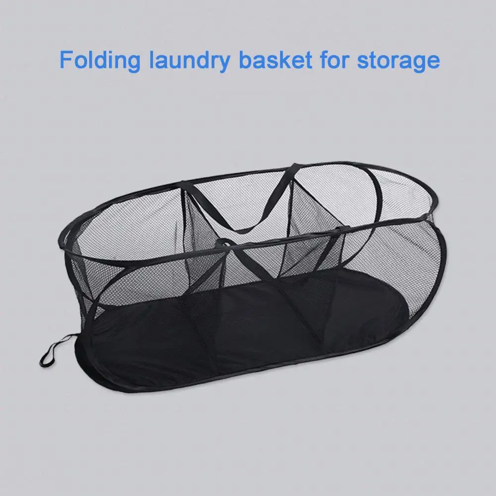 

Laundry Hamper Practical Foldable Good Load-bearing Collapsible Dirty Clothing Storage Bag Laundry Hamper Bathroom Supplies