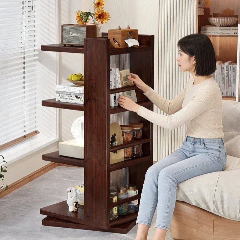 New model Living room sofa removable bookcase corner cabinet against the wall bedroom storage cabinet shelf bookshelf