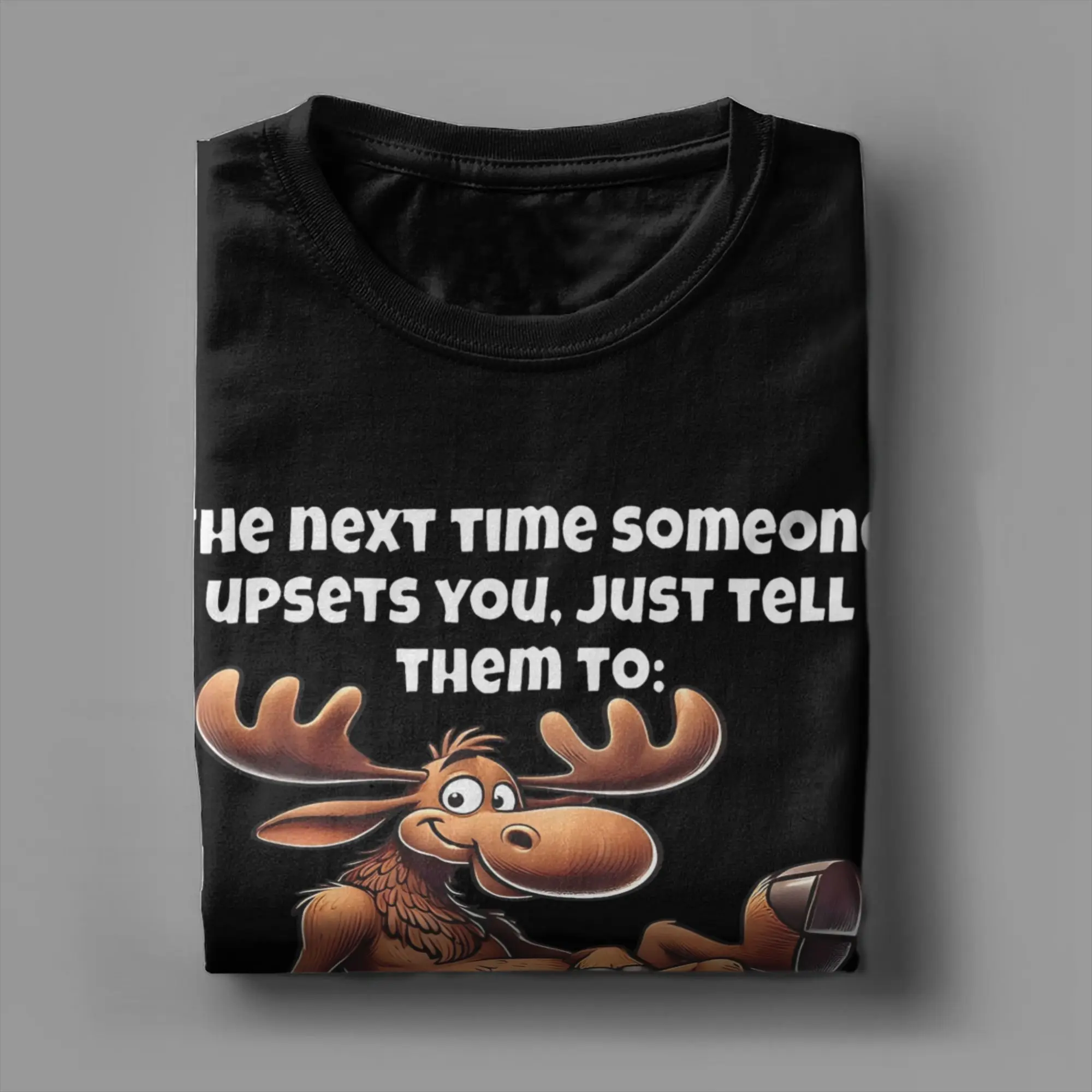 في الوقت التالي شخص يزعج أنت فقط أخبرهم إلى F.O.C.U.S تي شيرت نسائي تي شيرت برقبة دائرية تي شيرت 100% قطن مقاس كبير ملابس