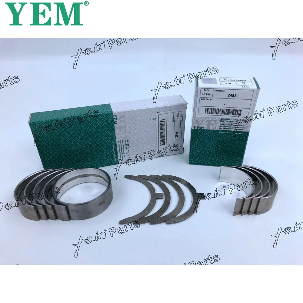 

Metal Kit for KUBOTA Z482 STD (main crankshaft bearing+con-connecting rod bearing+thrust washer)