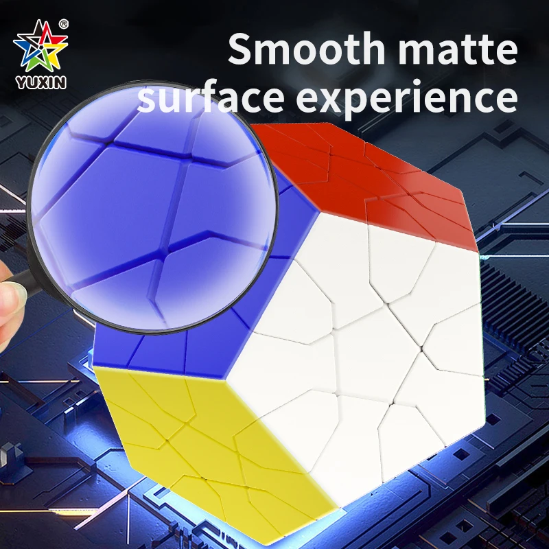 

YuXin Touring Five Magic Cube Megaminx Magic Cube Speed Cube странной формы головоломка куб без наклеек игрушки-головоломки