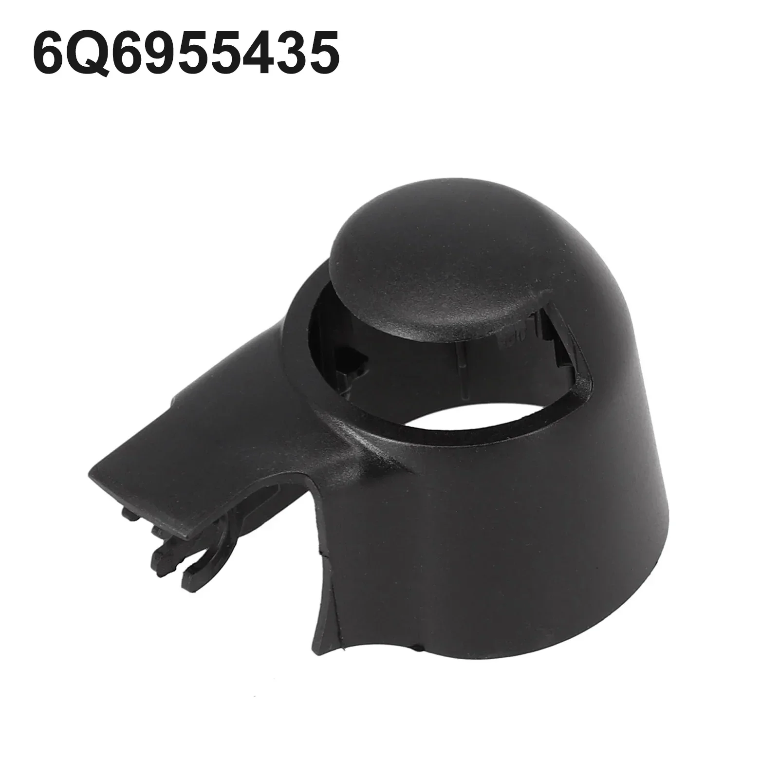 1pcs Rear Wiper Cover Cap Black Fits For Rabbit For Golf For Passat 6Q6955435 Automobiles Windscreen Accessories