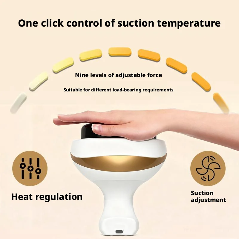 家庭用電動かっさマッサージ器-カッピング-ボディマッサージャー-バキュームカップ-吸引カップ-加熱式脂肪燃焼セルライト除去マッサージ器