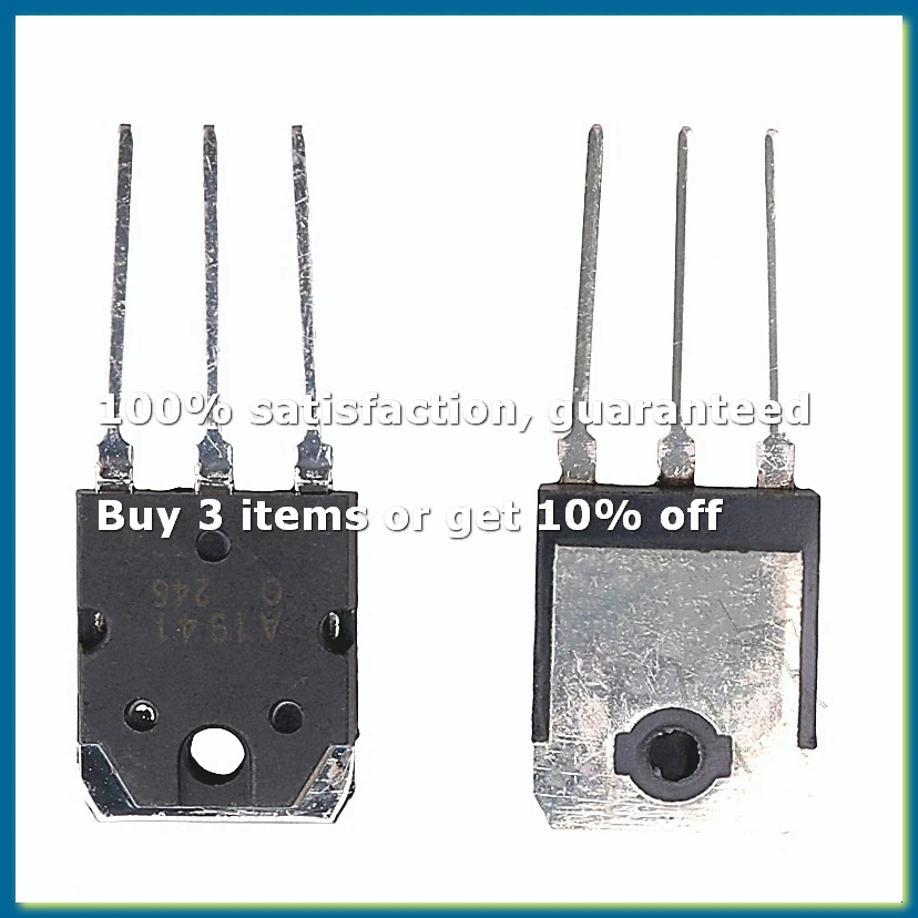 Pair A1941 + C5198 10A 200V Power Amplifier Silicon Transistor
