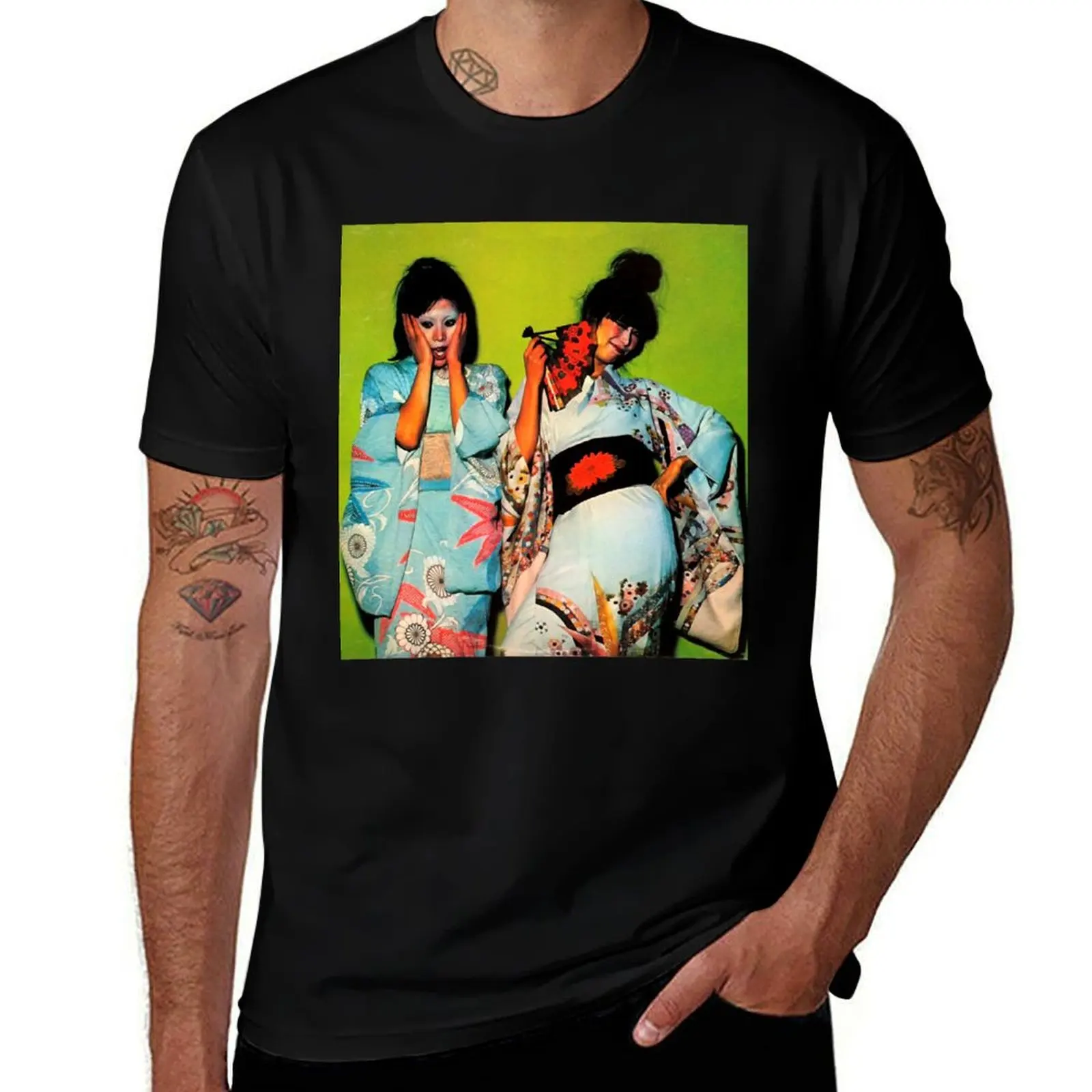 Kimono My House, Sparks, Glam, Rock, Art, Rock, Throwback, 1974, T-Shirt Big Size Short Sleeve Casual Top T-Shirt