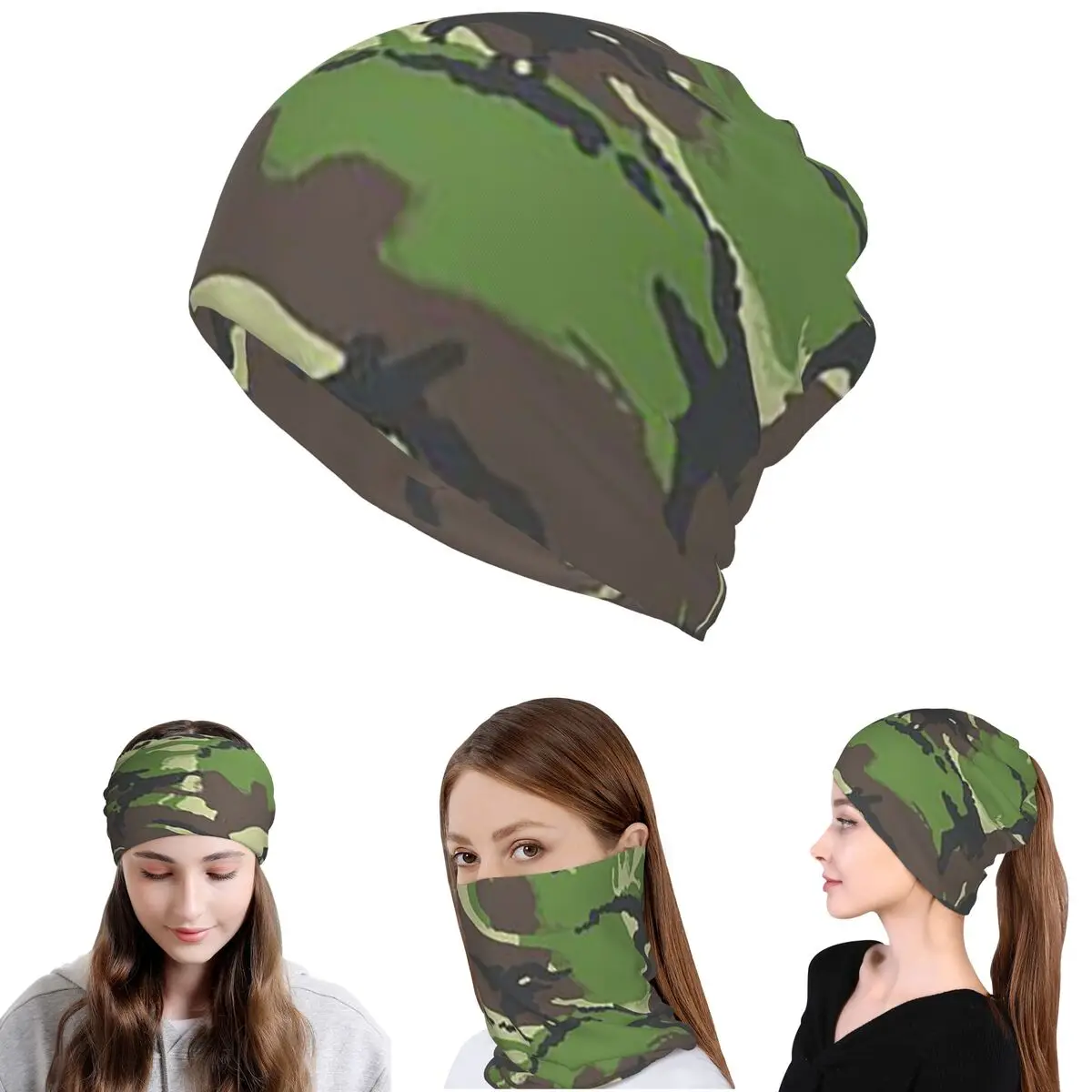 

Camo Camouflage Army British DPM Bandana Neck Gaiter Wrap Scarf Multi-use Headband Beanies Hat for Men Women Adult Washable