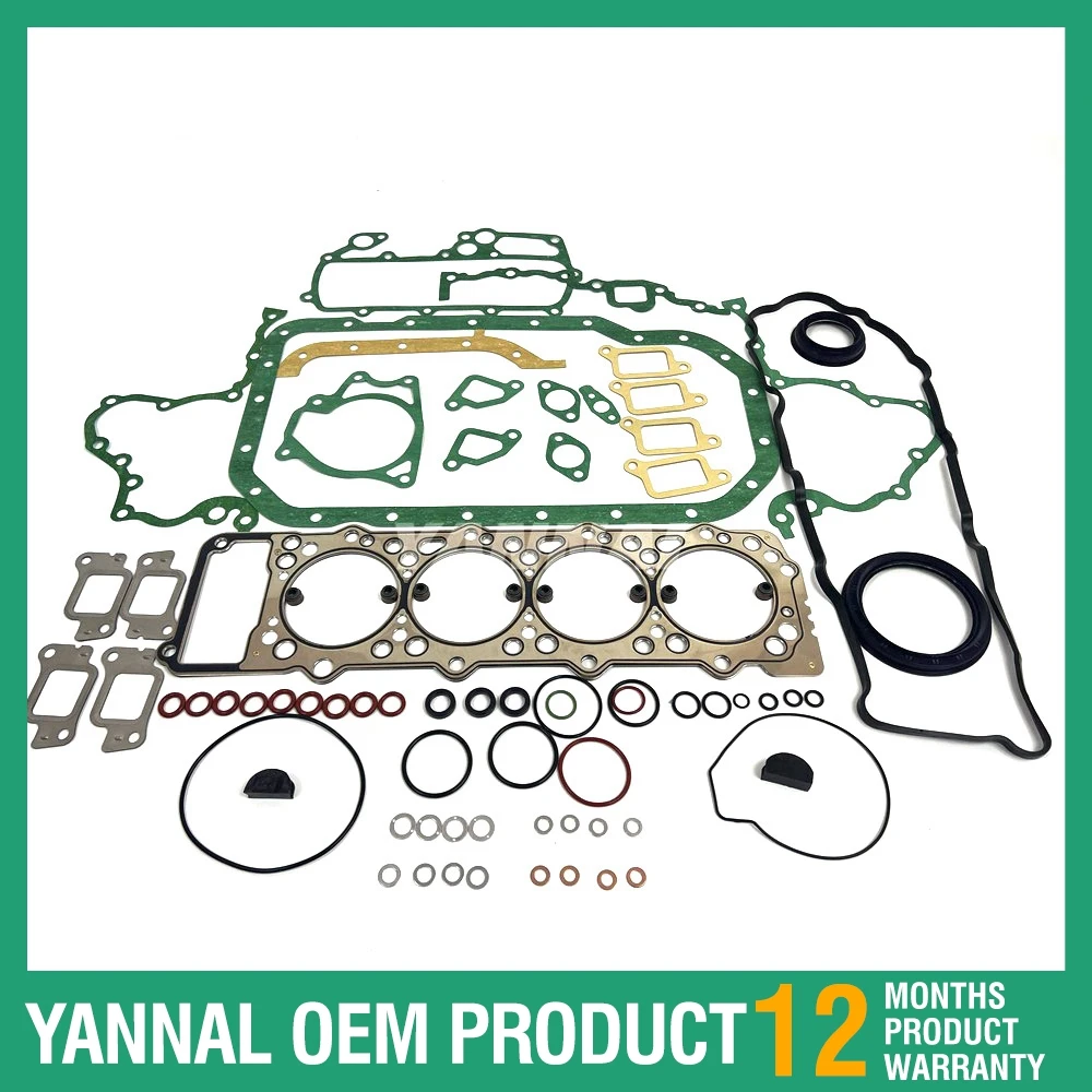 Long Time Aftersale Service 4M40T 4M40 full overhaul gasket kit For Mitsubishi engine rebuild PAJERO L200