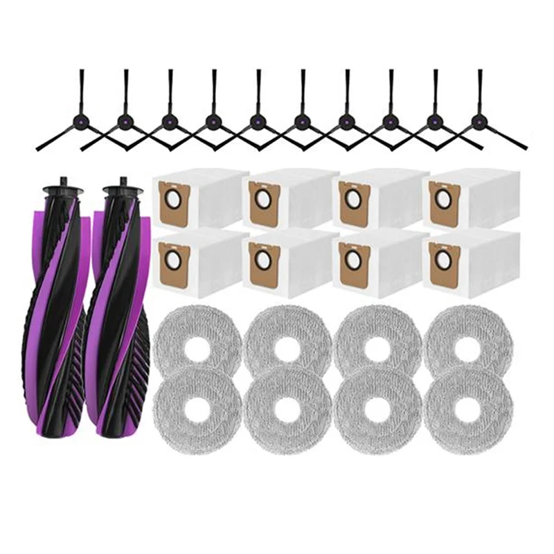 A21F-Dust Bag Mop Cloth Side Brush Main Brush Replacement For JONR P20 PRO Robot Vacuum Cleaner