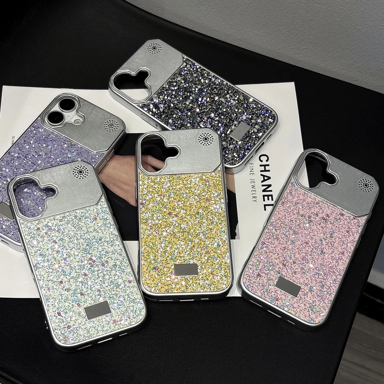 

Fashionable luxury phone case, suitable for iPhone 17 16 1514 Pro Max plus, 13 12pro Starlight Sparkling Diamond Protective Case