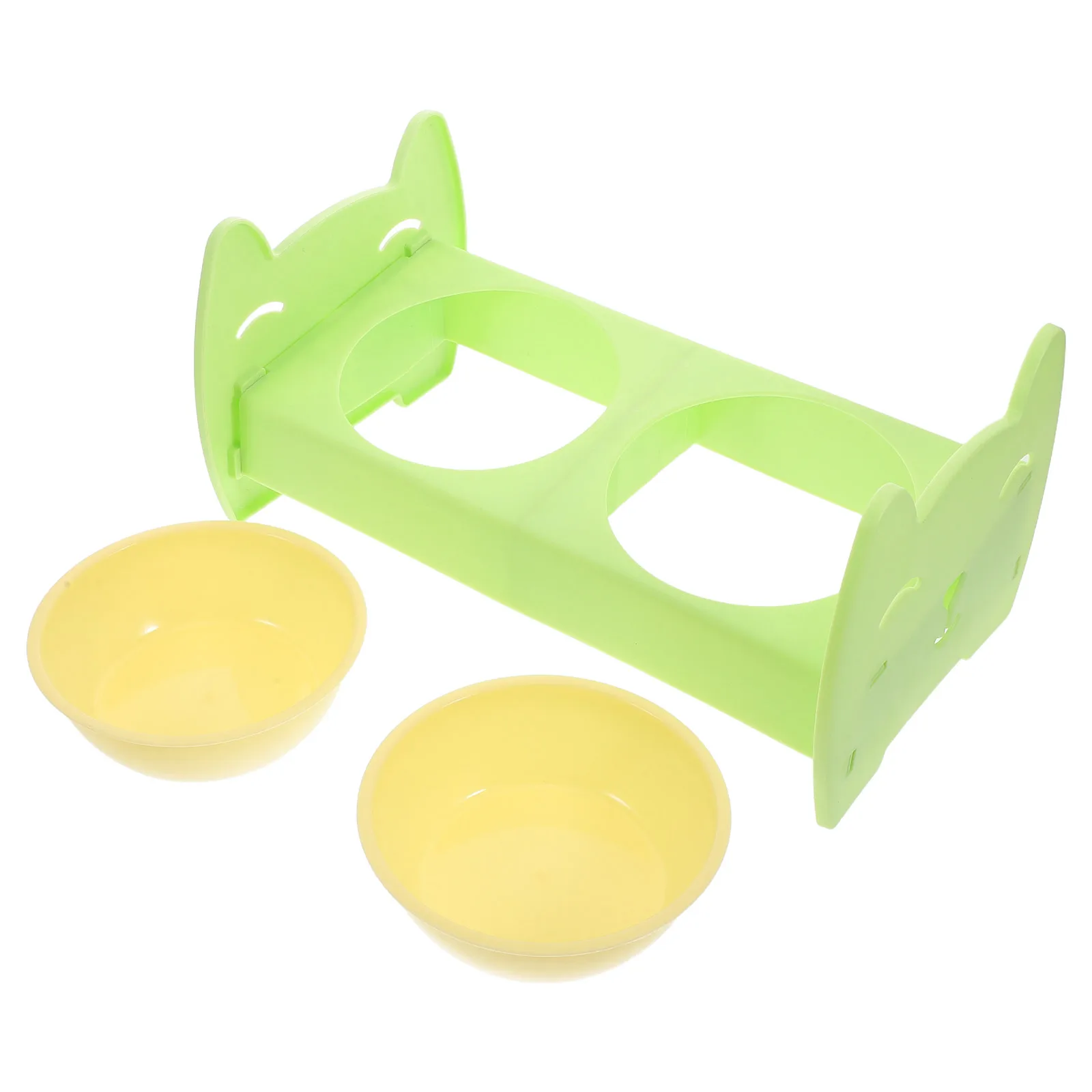 

Cat Dog Small Metal Light Green Travel Slow Feeder Water Puppies Nonslip Base Versatile Pet Slow Feeder Bowls For Puppies