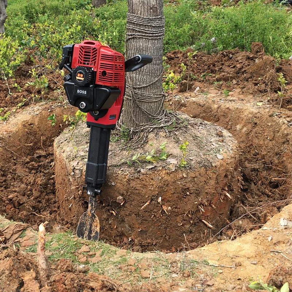 Imagem -06 - Máquina de Raiz de Escavação de Gasolina Multifuncional Máquina de Transplante de Árvores pá de Plantação de Árvores Máquina de Perfuração de Rocha