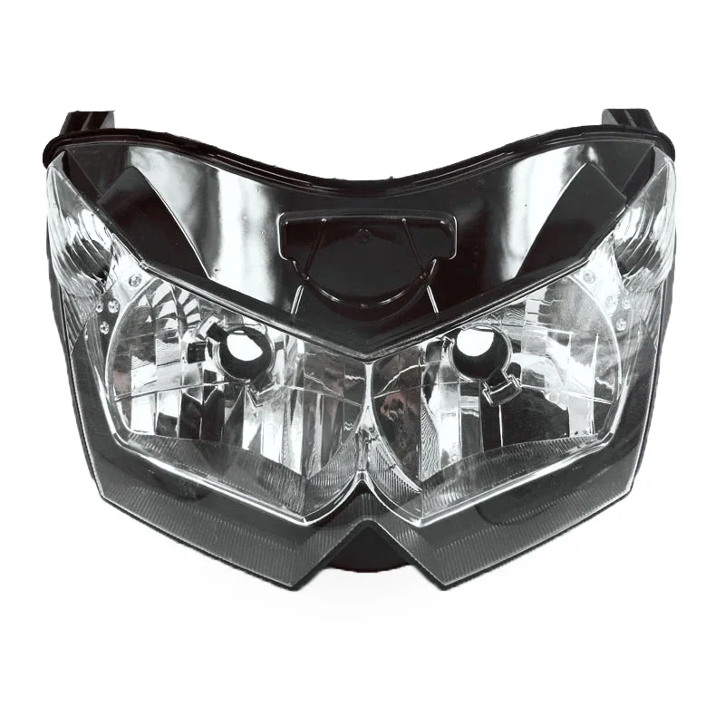 カワサキZ750 2007-2012オートバイフロントアッパーフロントカウルカウルノーズカバー + ヘッドライトz 750 2008 2009 2010 2011 07 08 09 10 11