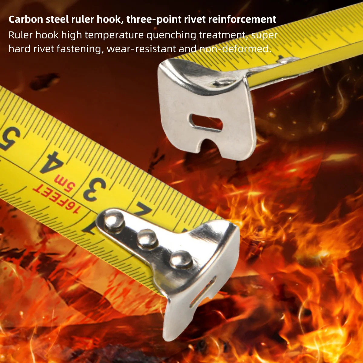 3m/5m/7.5m/10mm Metric and Imperial Steel Tape Measure Household Thickened Anti-fall High-Precision Steel Ruler Measuring Tools
