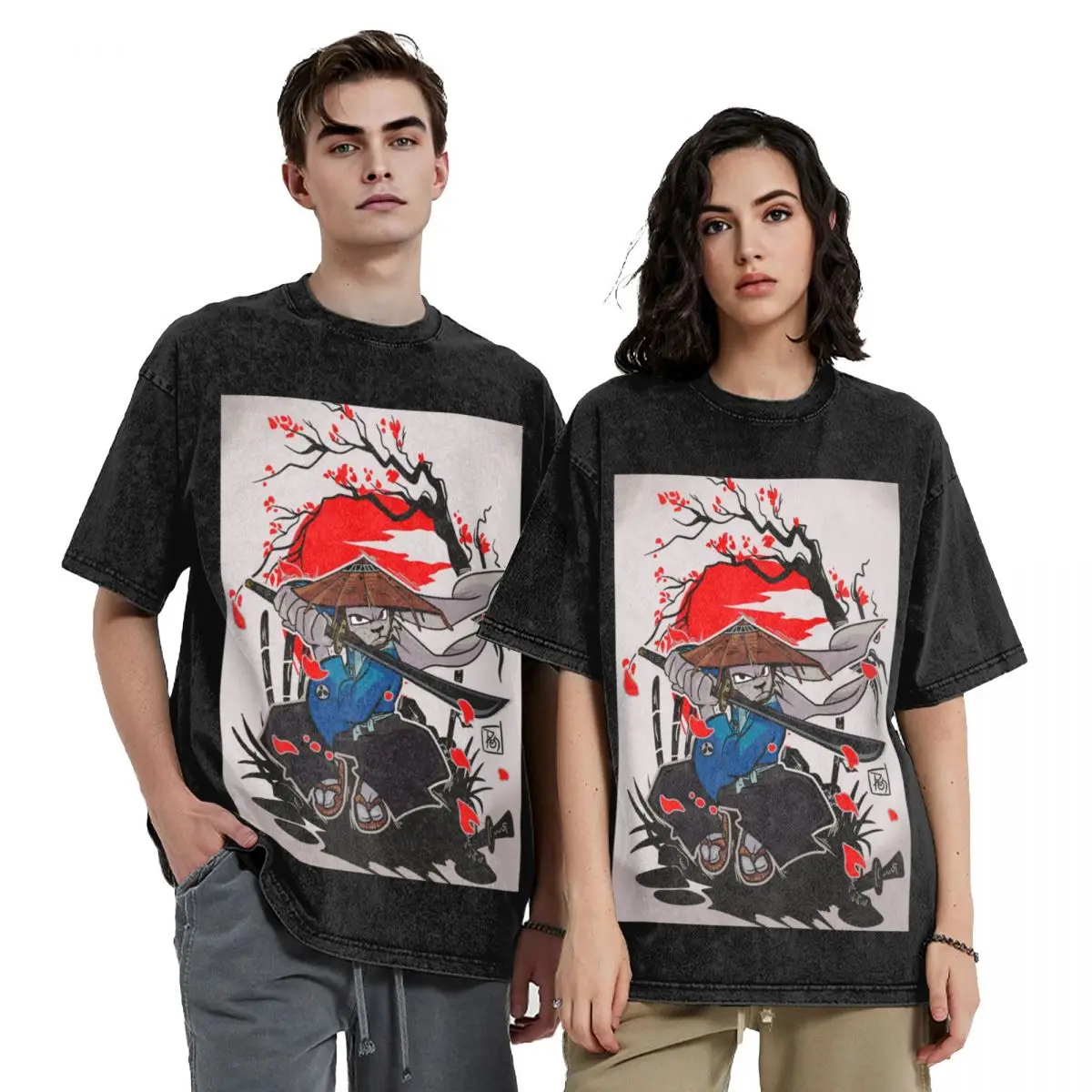 

Usagi yojimbo fanart T-Shirt aesthetic clothes kawaii clothes Funny t-shirts Men's t-shirts