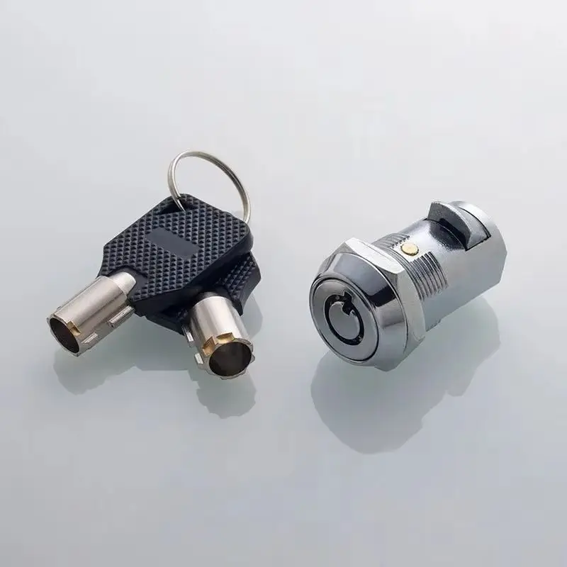 HOT 10PCS Zinc Alloy Industrial Equipment Cam Locks Distribution Box Lock Switch Electric Cabinet Door Locks Cabinet Lock + Keys