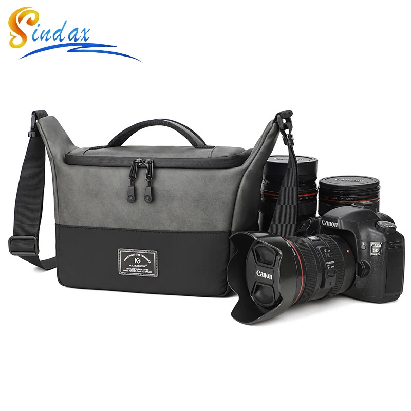 Waterproof Camera Bag Backpack Shoulder Messenger DSLR Photography Digital Camera Lens Bag Fit for Canon Nickon Lens Pouch bag