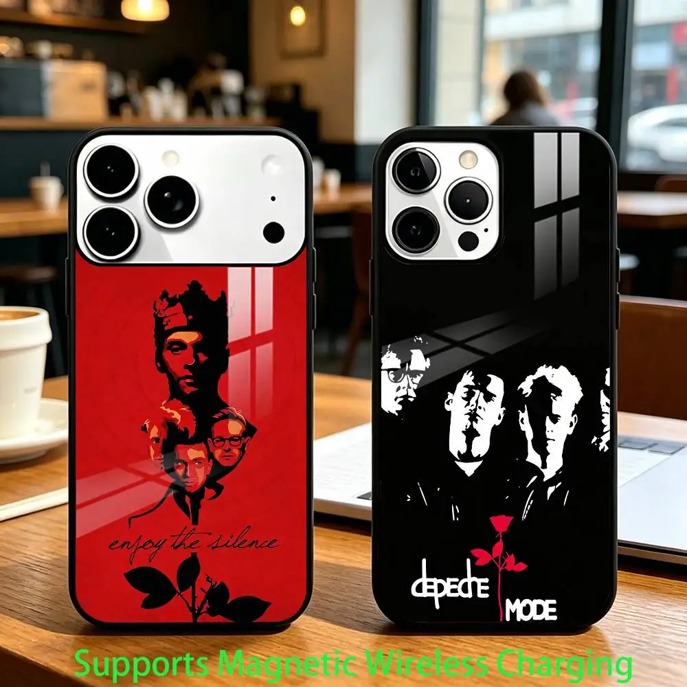 

Band D-Depeche Mode Phone Case For iPhone17,16,15,14,13,12,11 Plus,Pro Compatible with magnetic wireless charging