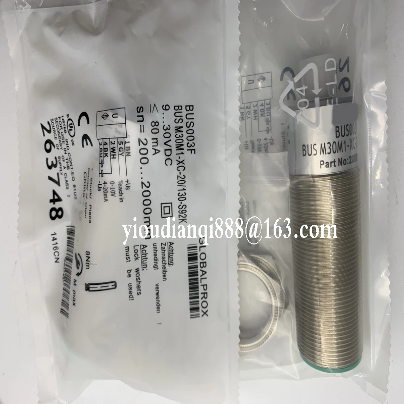 

Brand New Original Proximity Switch Sensor BUS M30M1-XC-35/340-S92K Gold Seller
