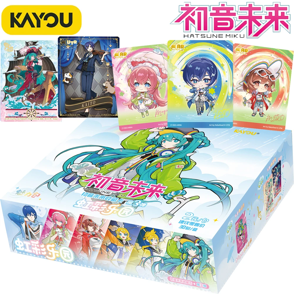 オリジナル-kayou-初音ミクコレクションカードレインボーパークシリーズ仮想歌手チャームキャラクタークリエイティブ周辺カードギフト