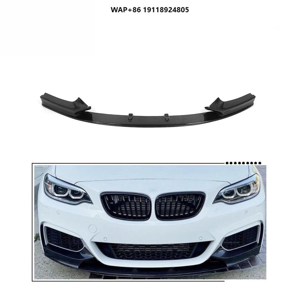

Carbon Fiber Front Bumper Lip for B-MW F22 M235I Bumper 2014