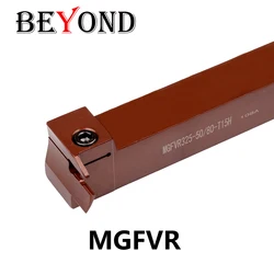 BEYOND MGFVR220 MGFVR325 MGFVR425 External Face Grooving Tool Holder for MGMN Insert CNC Precision Spring Steel Shank 20-25mm
